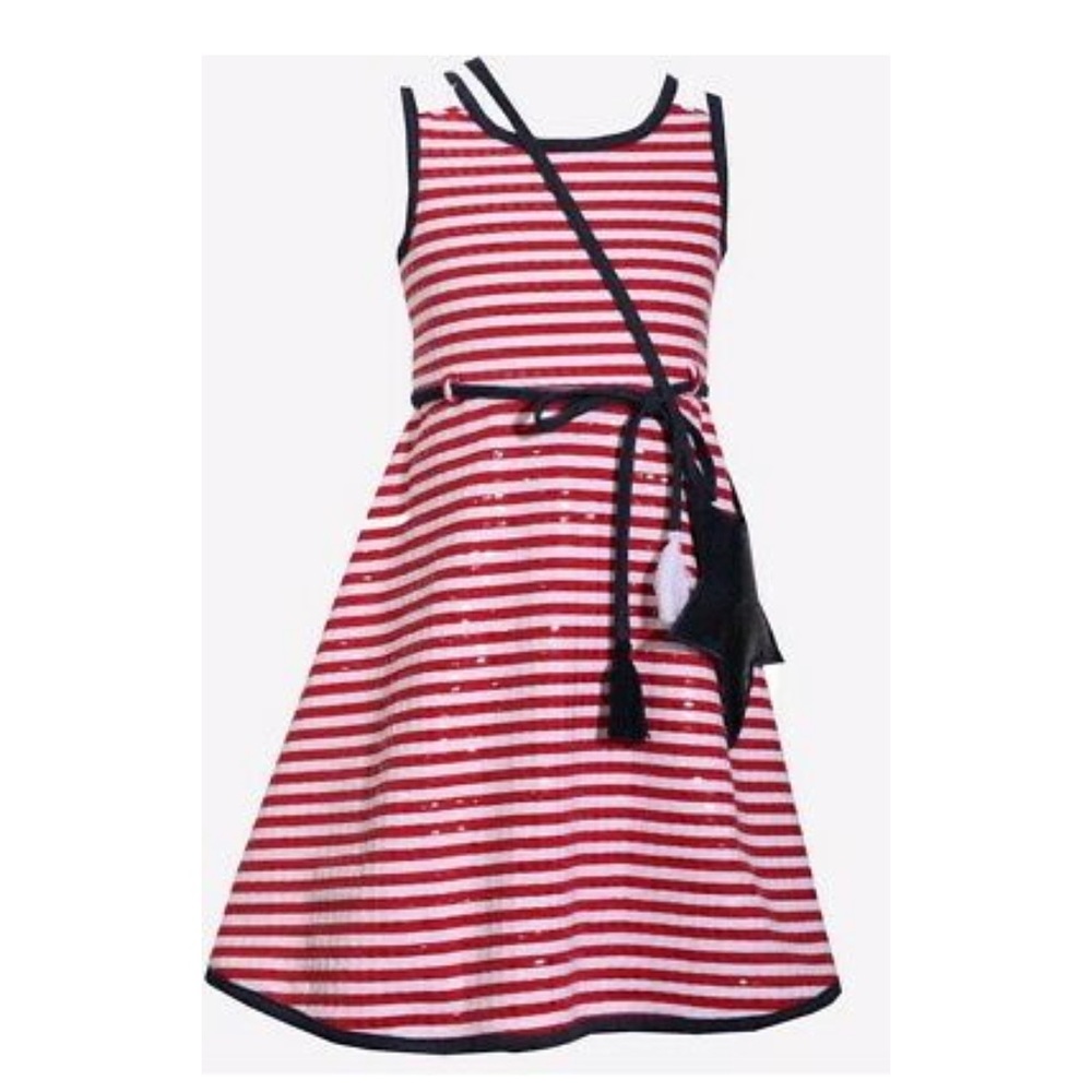 Bonnie Jean Stars & Stripes Sequin Dress - Picture 10 of 10